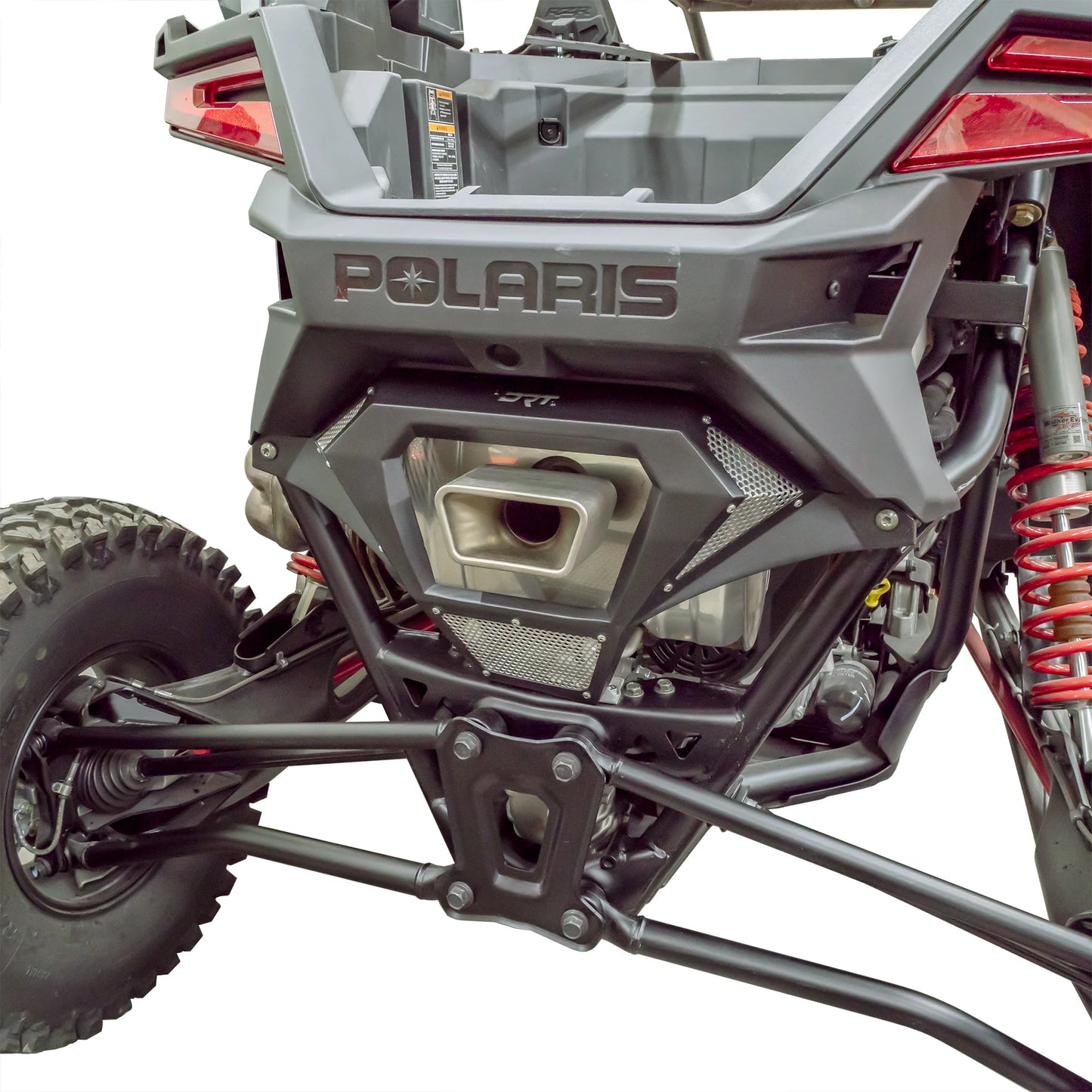 DRT Motorsports Aluminum Exhaust Cover- RZR Pro R