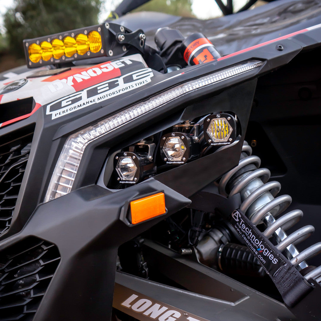 Baja Designs Can-Am X3 S1 Triple LED Headlight Kit