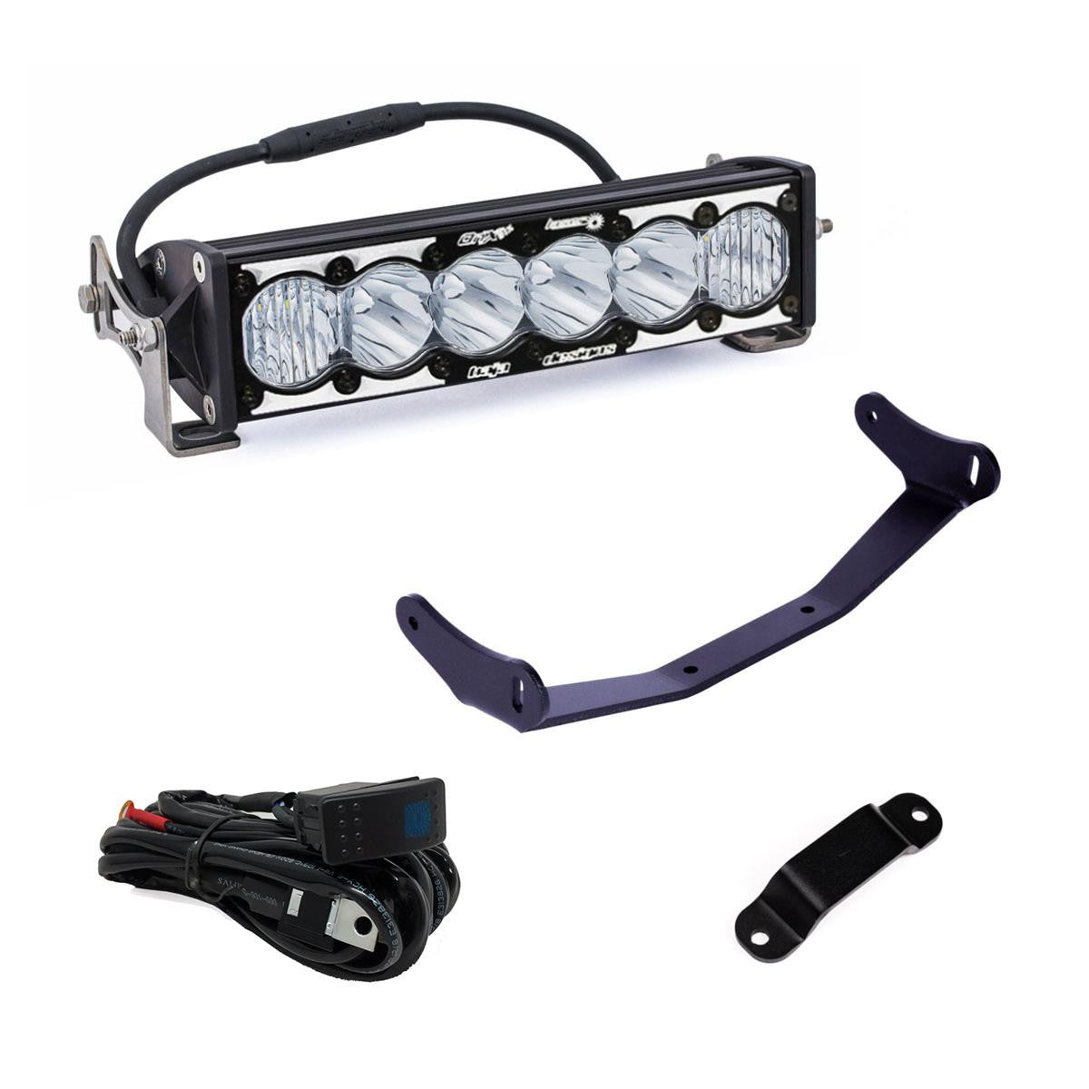 Baja Designs Can-Am Maverick R 10" OnX6+ Laser Hybrid Shock Tower Kit