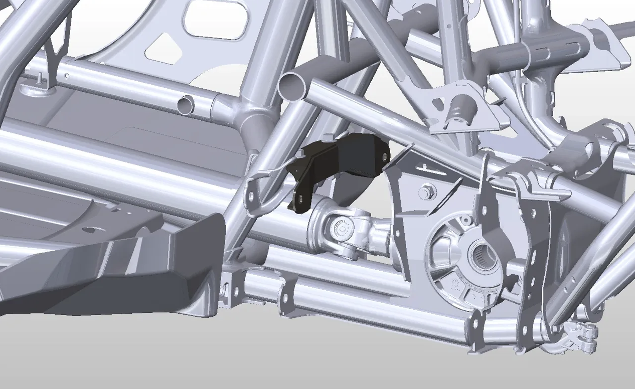 Newline Products POLARIS PRO-R/TURBO-R UPPER ARM MOUNT GUSSET