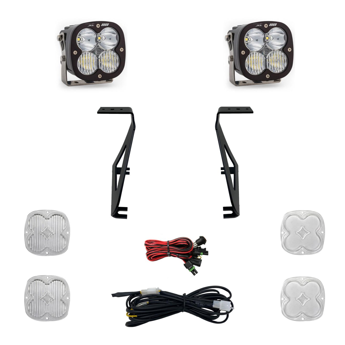Baja Designs Ford XL80 A-Pillar Light Kit - Ford 2021-22 F-150; NOTE: Raptor