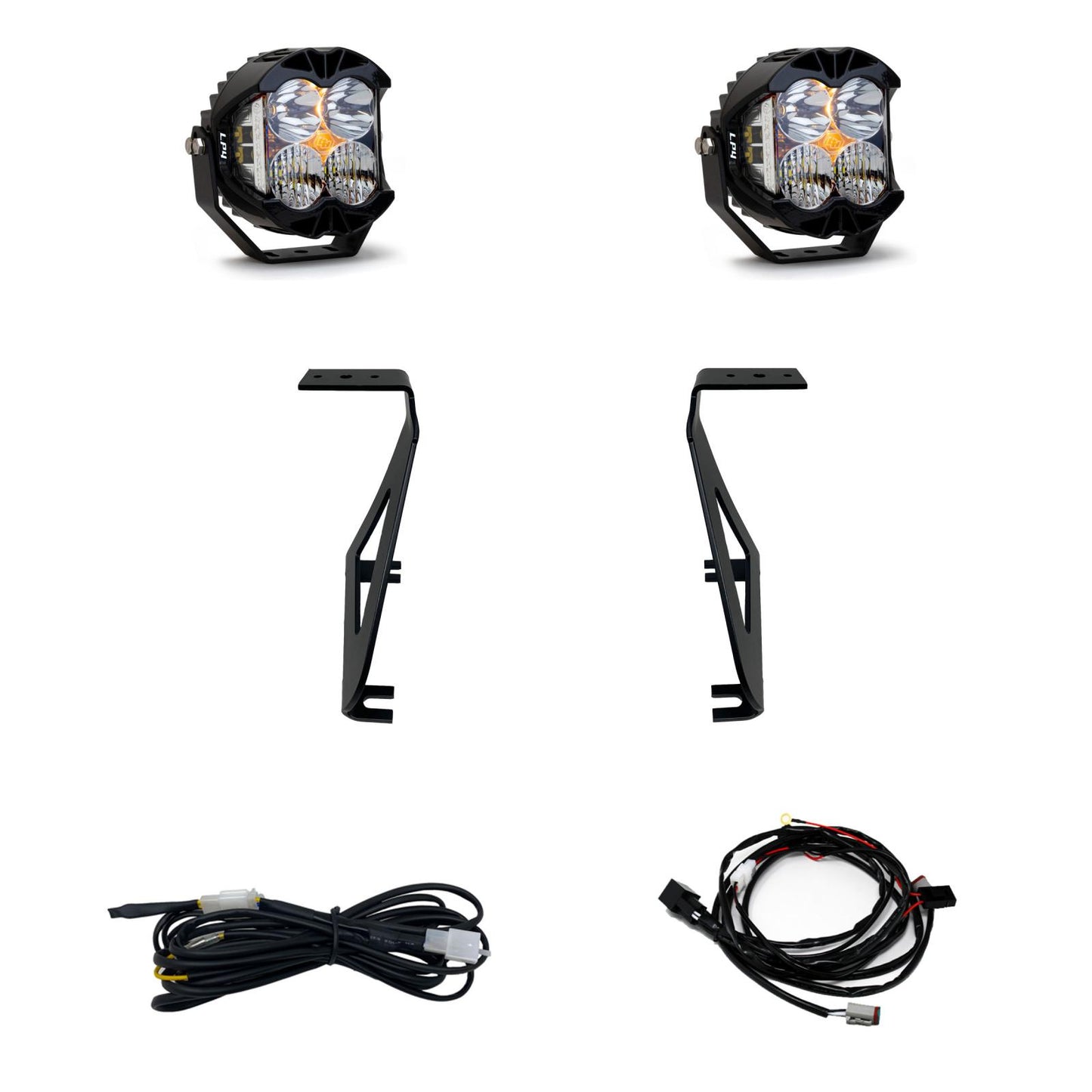Baja Designs Ford LP4 Pro A-Pillar Light Kit - Ford 2021-22 F-150; NOTE: Raptor