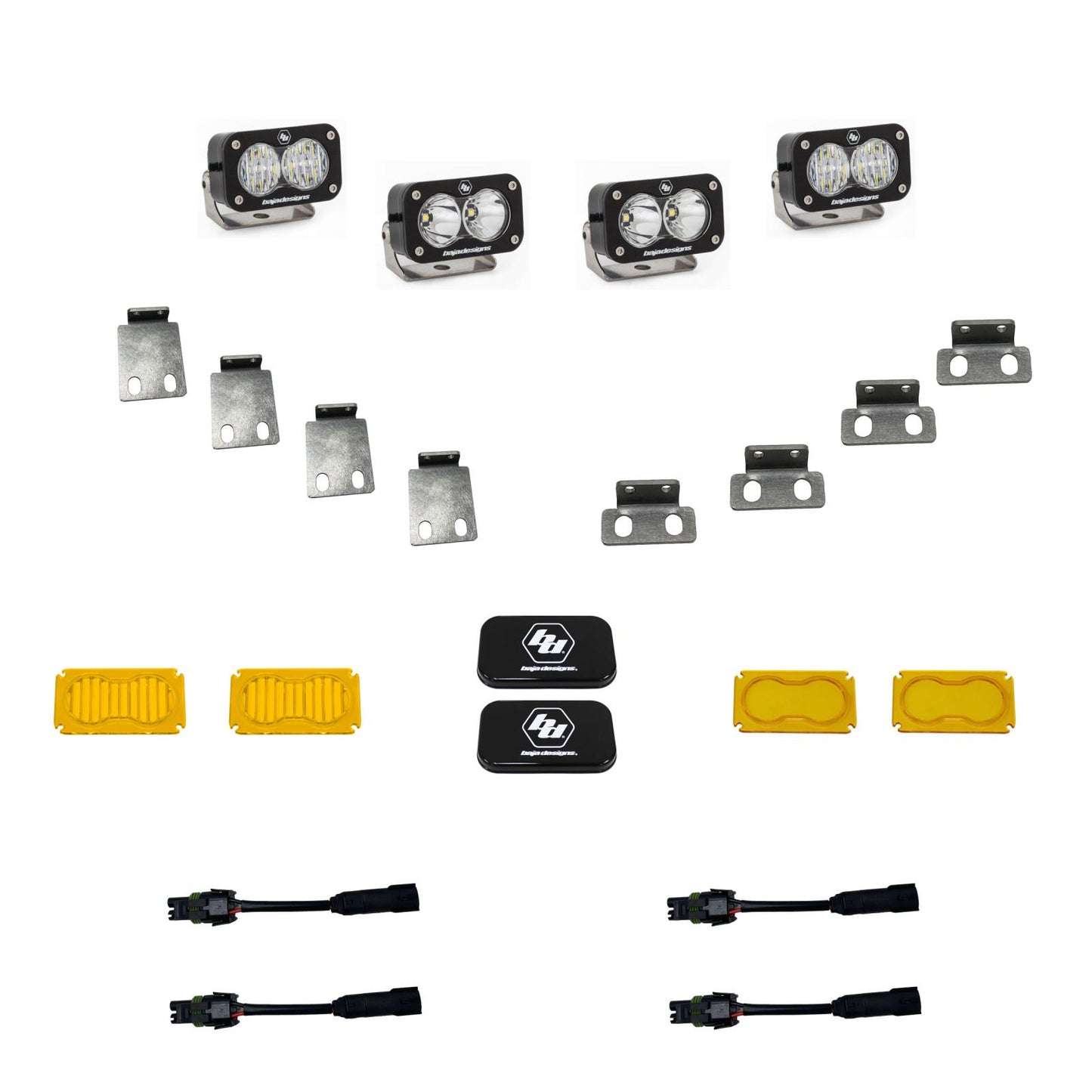 Baja Designs Ford S2 Pro Dual Fog Pocket Light Kit - Ford 2021-22 F-150; NOTE: Raptor