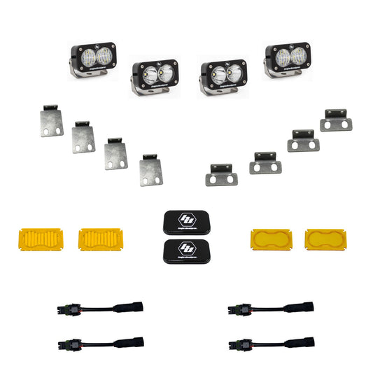 Baja Designs Ford S2 Pro Dual Fog Pocket Light Kit - Ford 2021-22 F-150; NOTE: Raptor