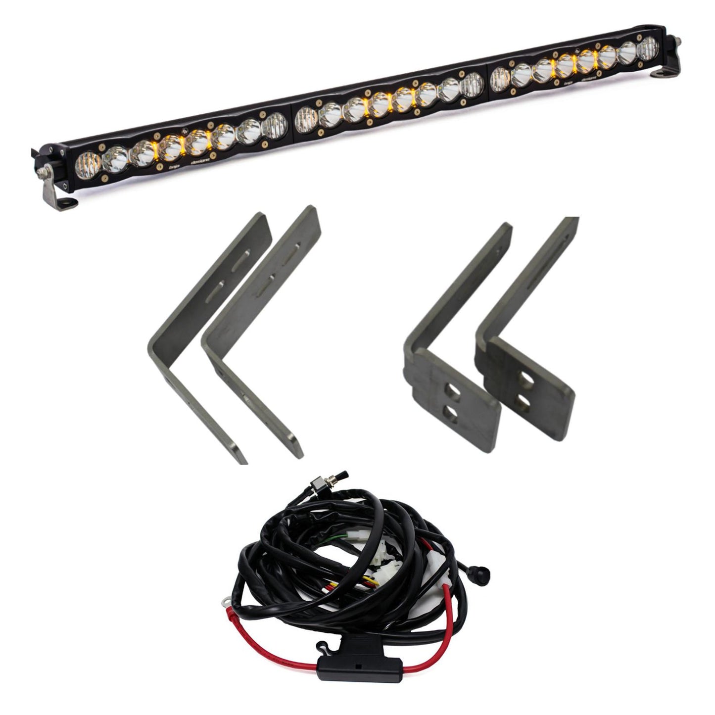 Baja Designs Ford S8 30 Inch Grille Upper Mount Kit - Ford 2011-16 F-250/350 Super Duty