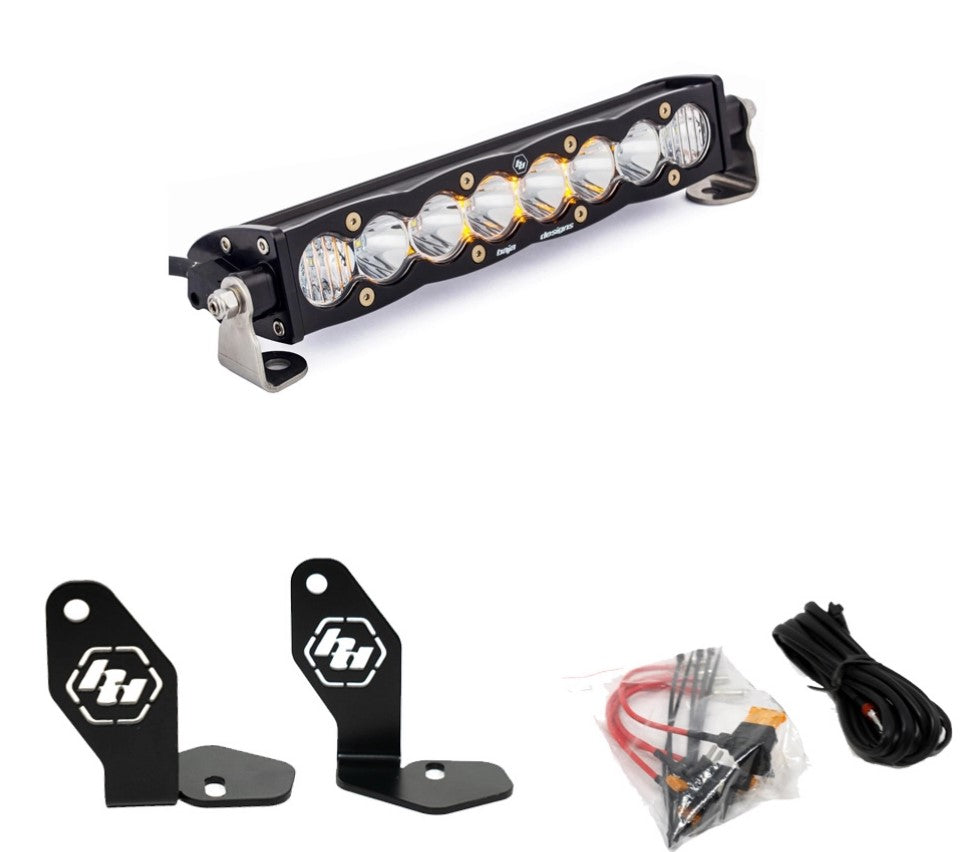 Baja Designs Polaris RZR Pro R S8 10" Hood Mount Kit - Polaris RZR Pro R