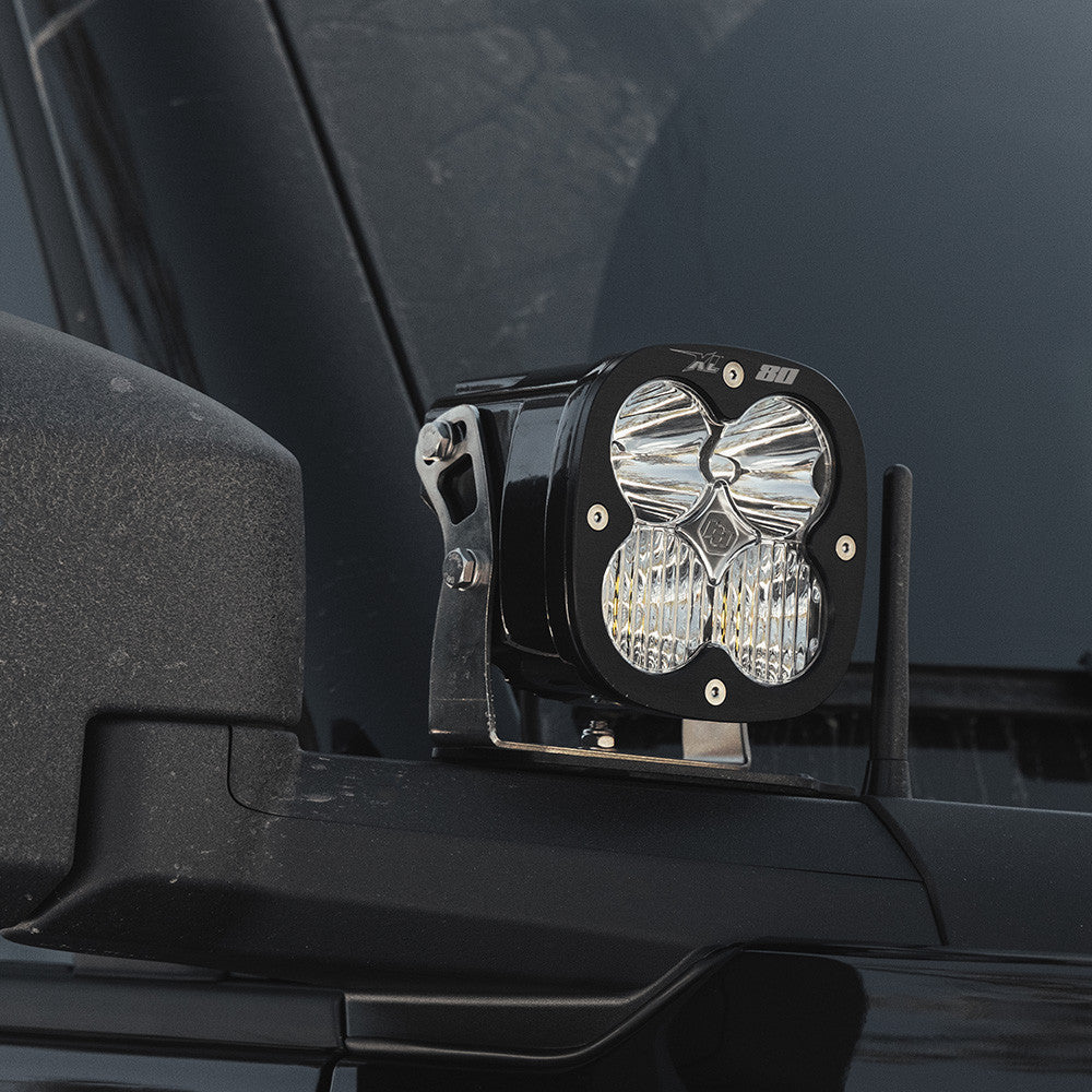 Baja Designs Ford XL80 A-Pillar Light Kit - Ford 2021-23 Bronco; 2022-23 Bronco Raptor