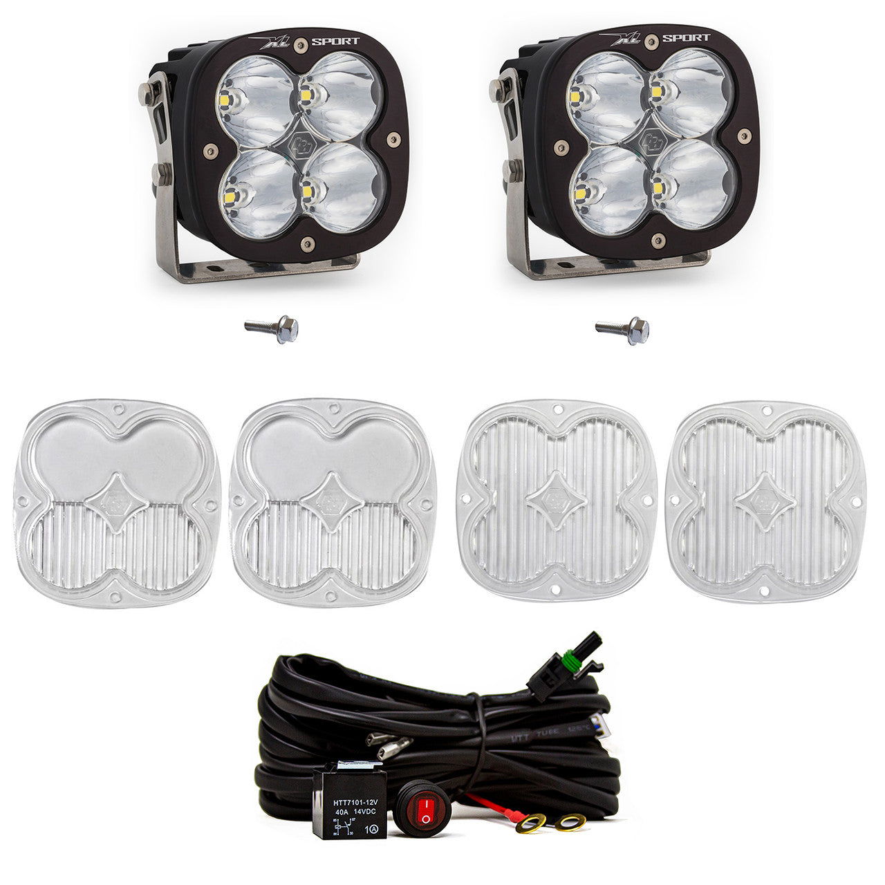 Baja Designs Ford XL Sport A-Pillar Light Kit - Ford 2021-23 Bronco; 2022-23 Bronco Raptor