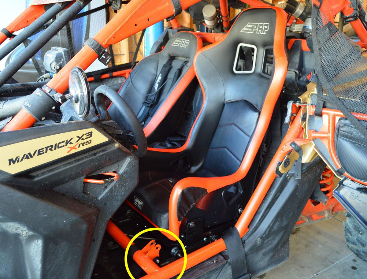 PRP Composite Seat Mount for Can-Am X3