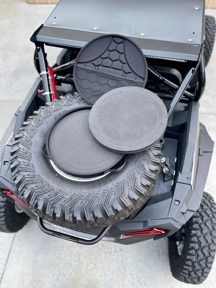 Savage UTV REVOLVE Spare Tire Mounted Stor
