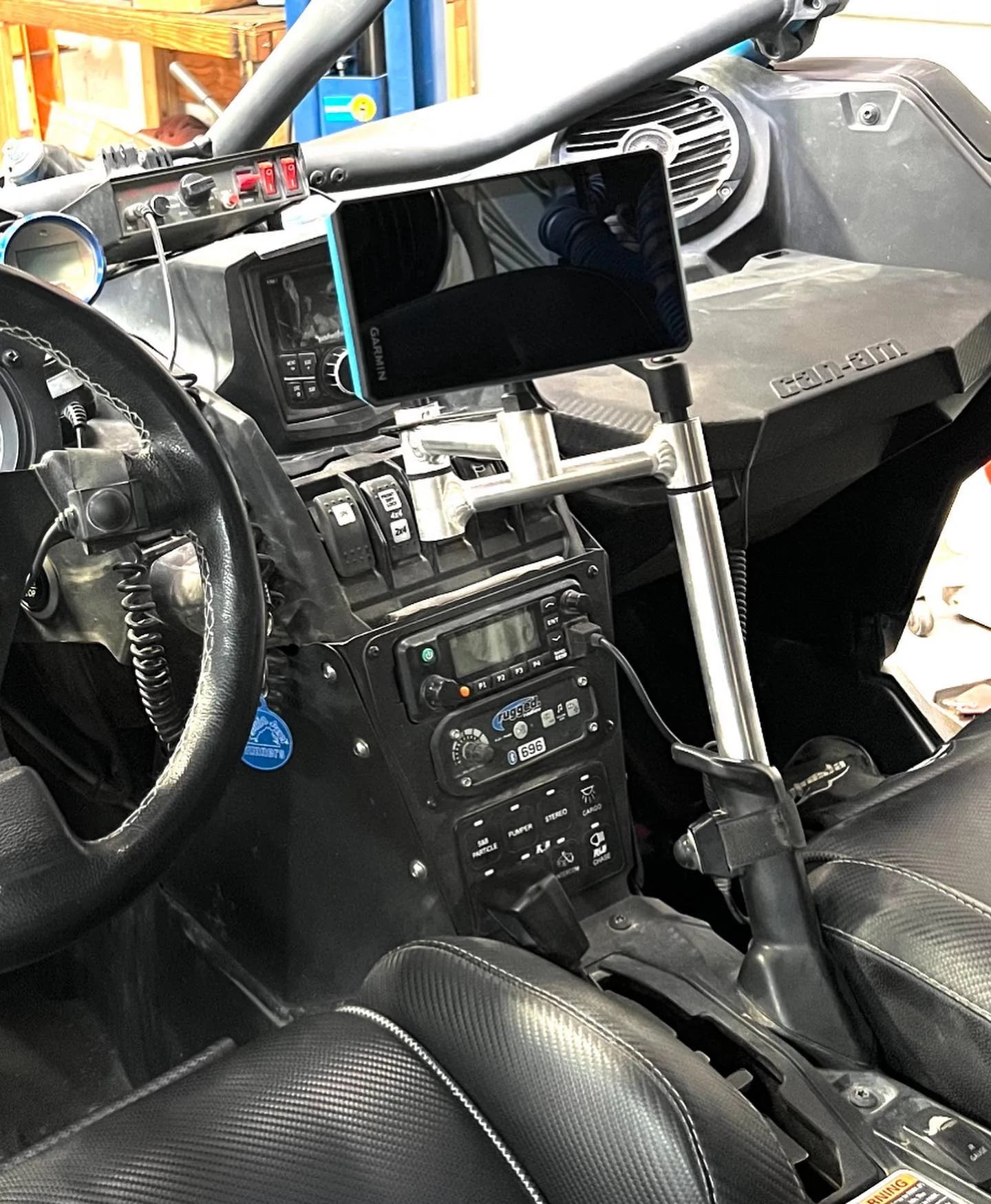 Metal Head Mount Race System- Canam X3