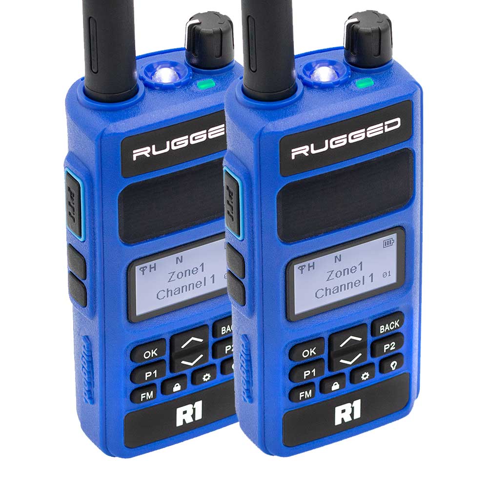 Rugged Radios 2 PACK R1 Business Band Handheld