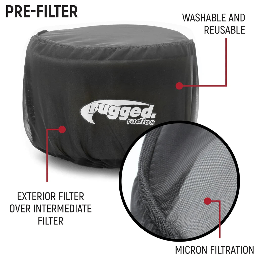 Rugged Radios High Performance Filter Kit For MAC Pumper