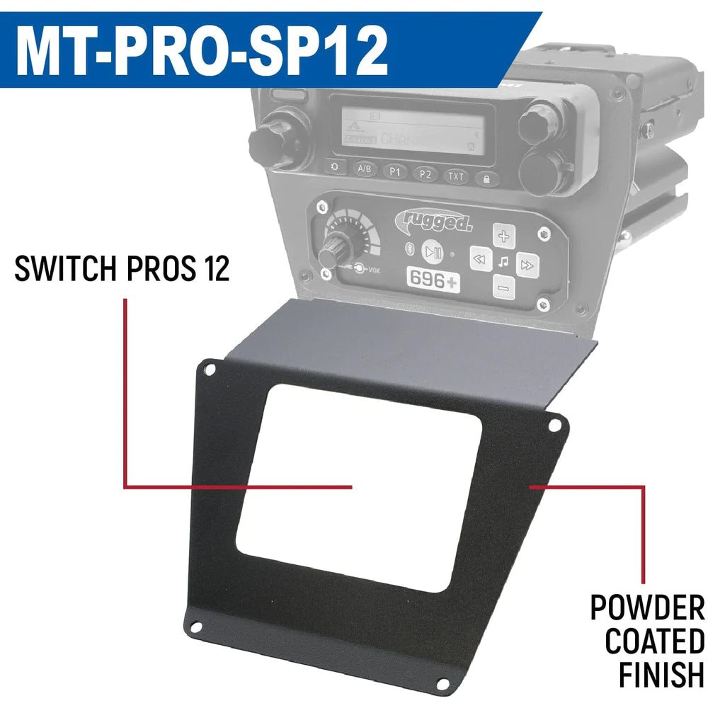 Rugged Radios Polaris Pro R/XP/Turbo R Lower Acc Panel