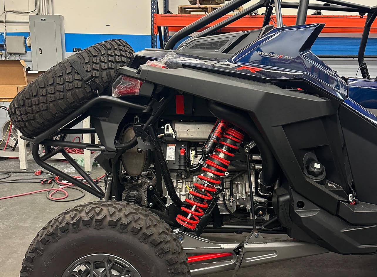 Newline Products Polaris Pro R Rear Bumper & Tire Carrier