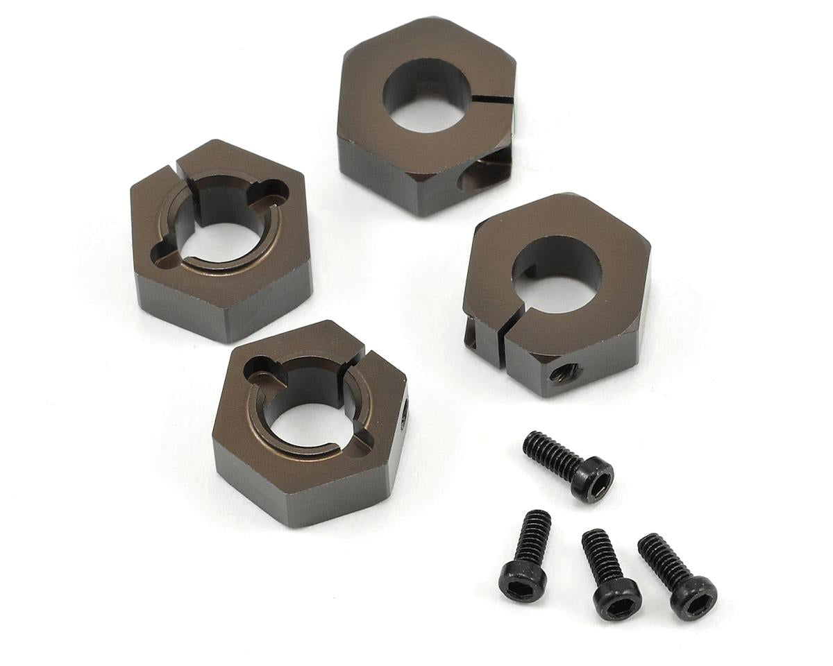 TKR1654X; Tekno RC 12mm Aluminum M6 Driveshaft Hex Adapter Set (4)